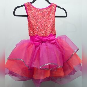 Curtain Call Pink Ballet Dance Costume Tutu Dress child size CME medium